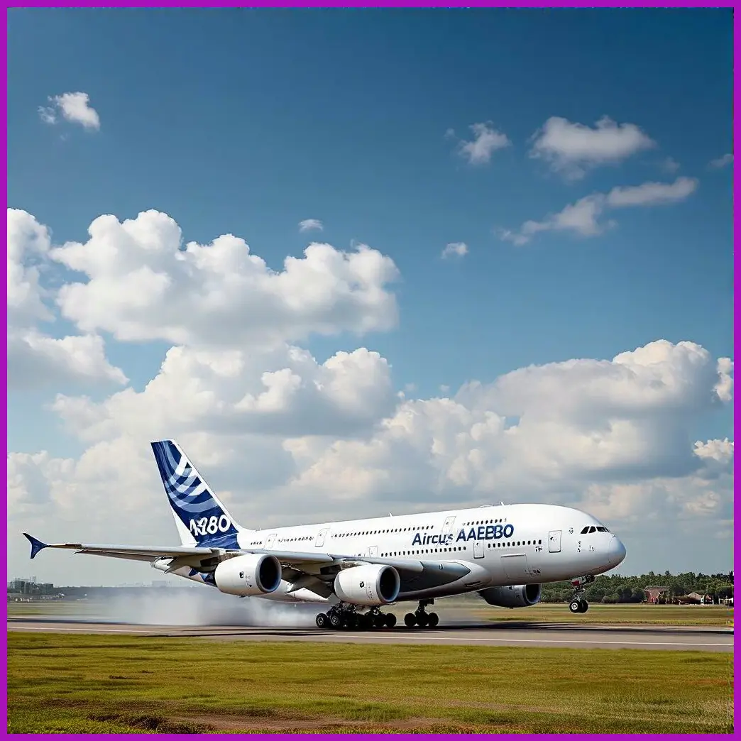 airbus a380 despegando