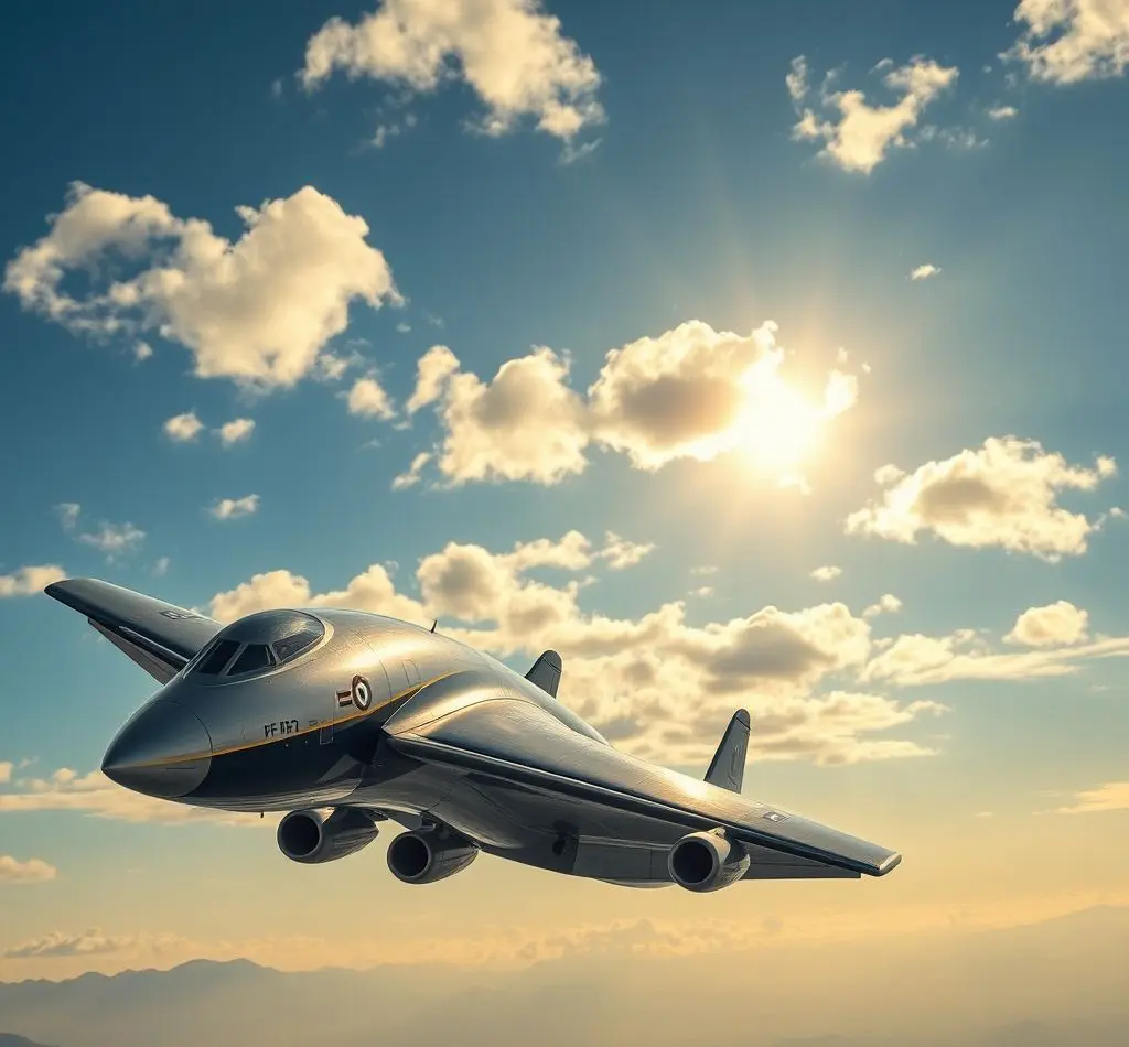 avion con saf repostando