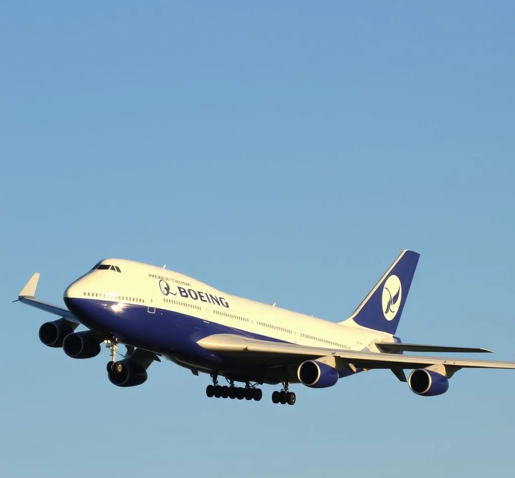 boeing 747 despegando