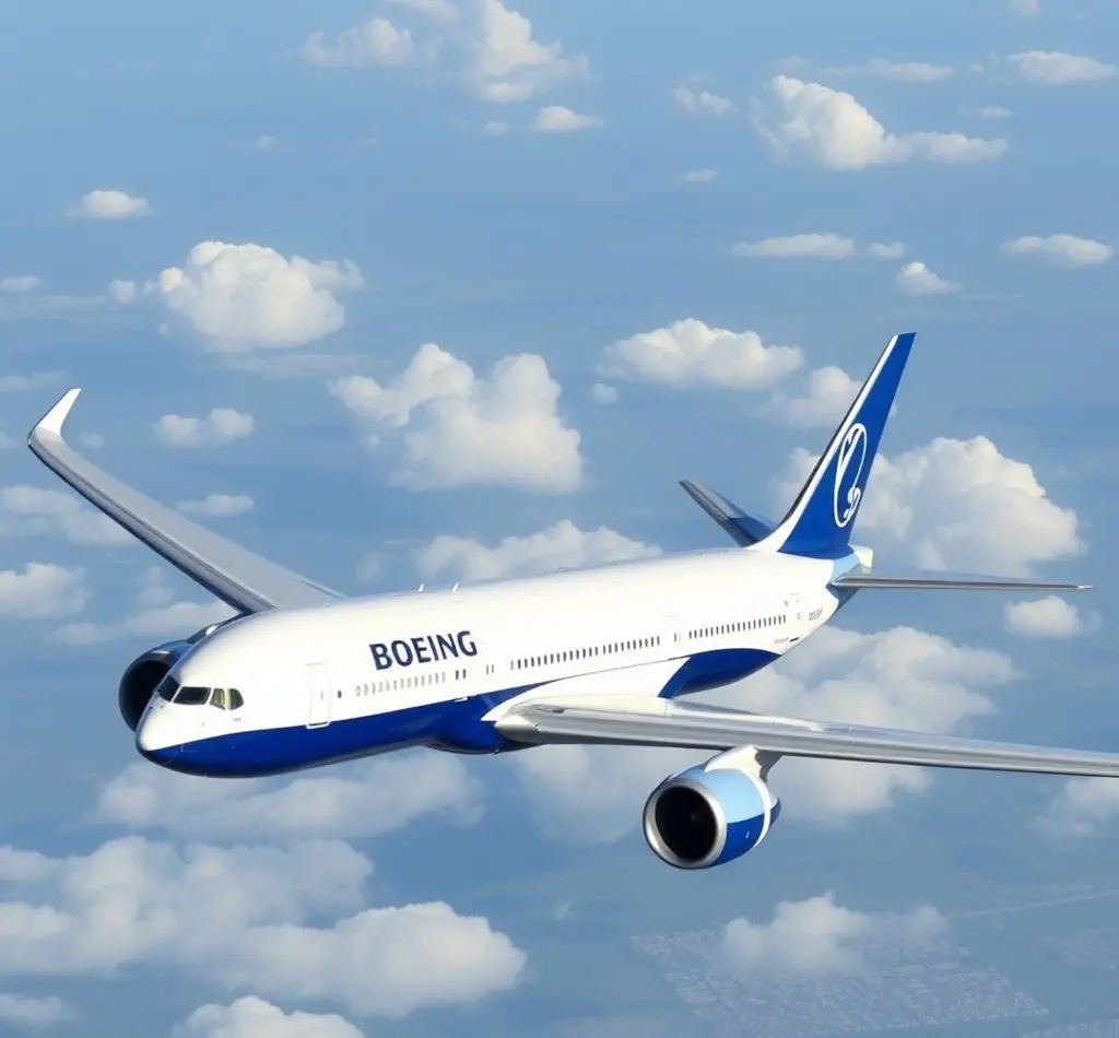 boeing 777 en aeropuerto