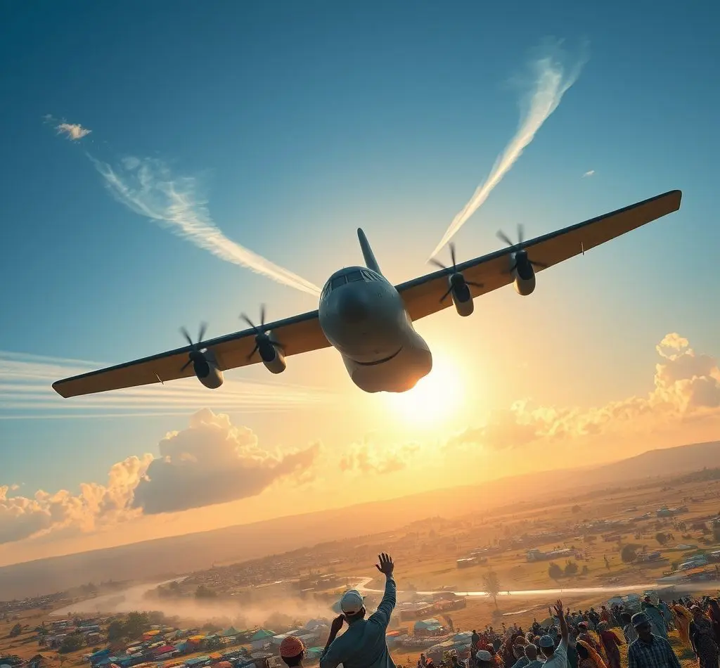 c-130 hercules ayuda humanitaria
