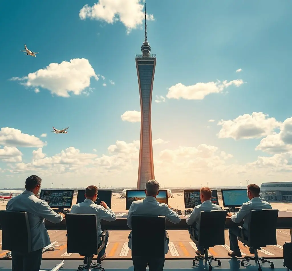 controlador aereo torre