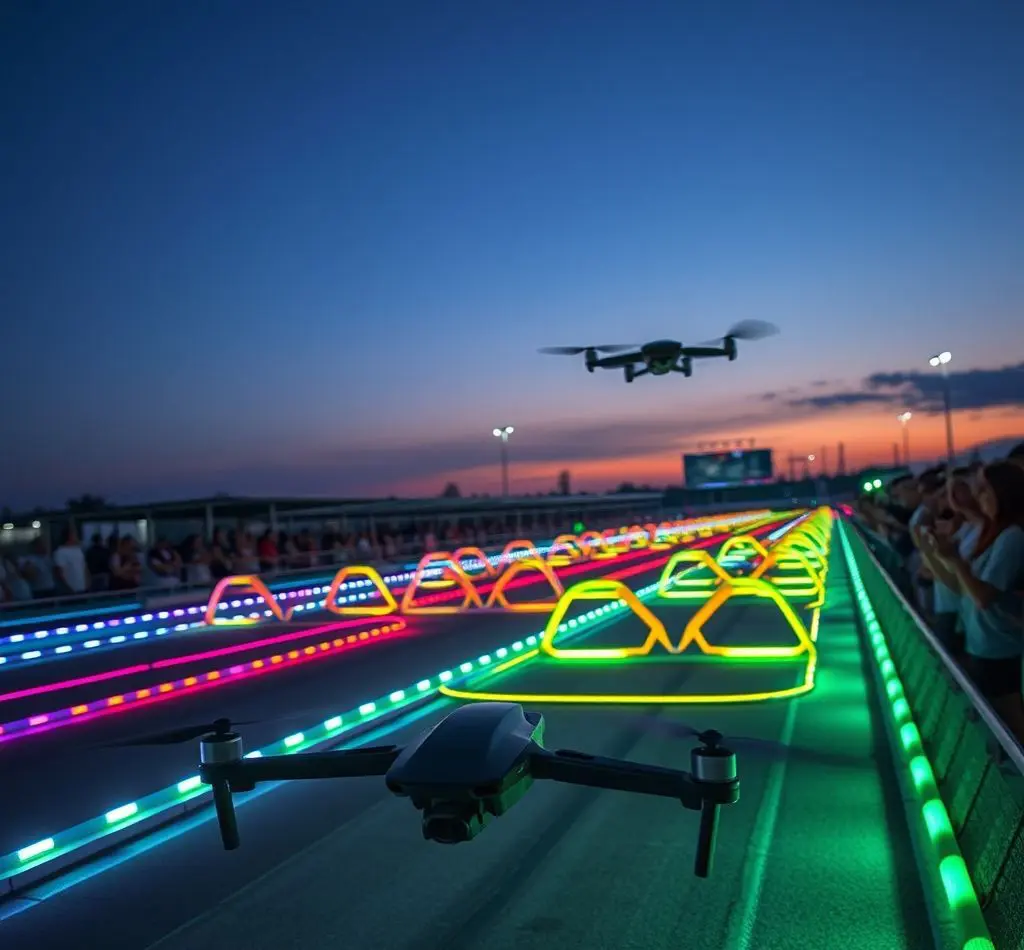 dron carreras competicion