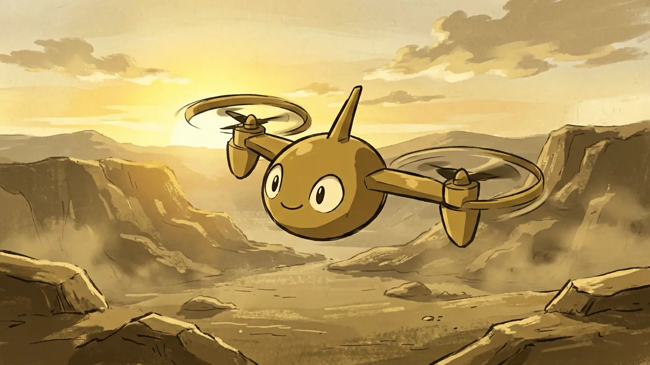 Dron plegable de viaje