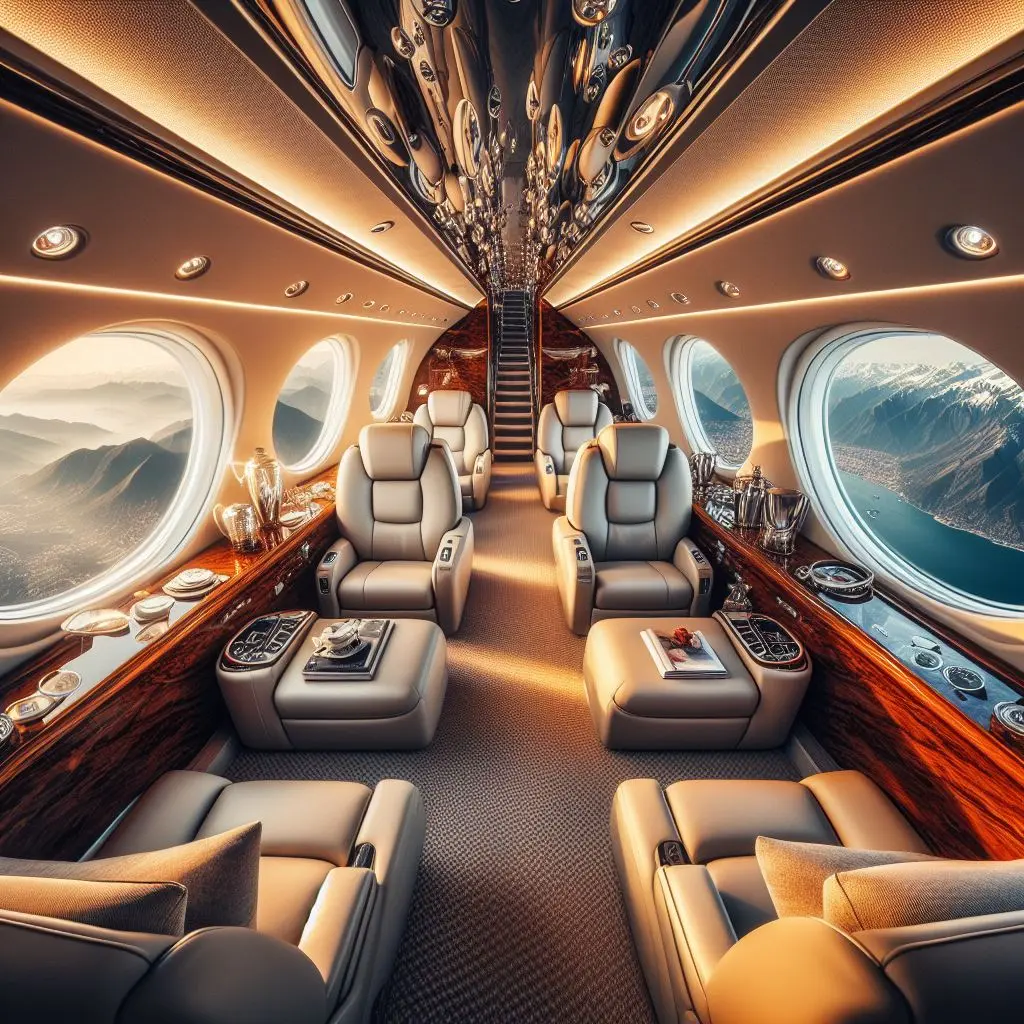 El mundo exclusivo de los Jets privados: Lujo, tecnología y estilo en el cielo