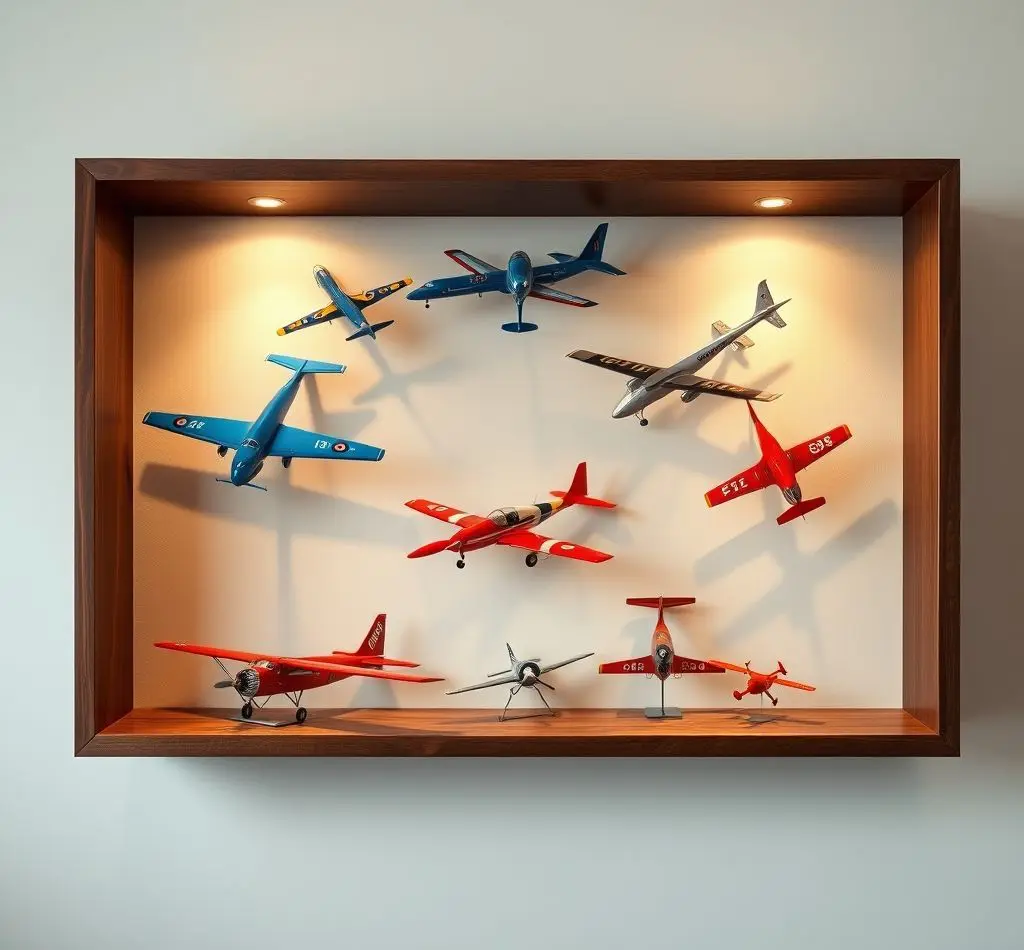 maquetas avion estanteria