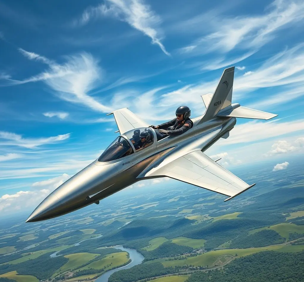 piloto cazadora b3 avion