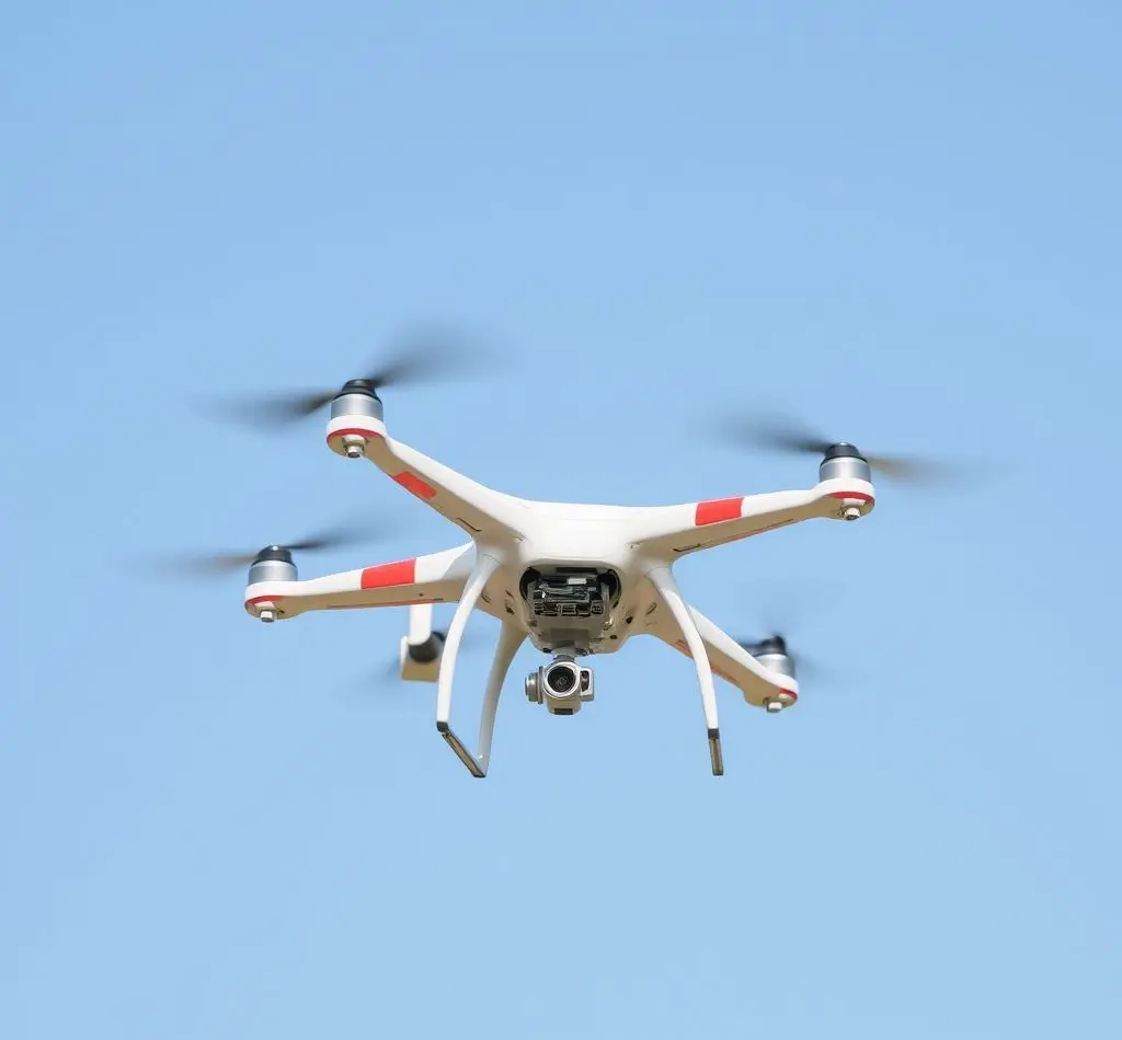 piloto de caza con drones