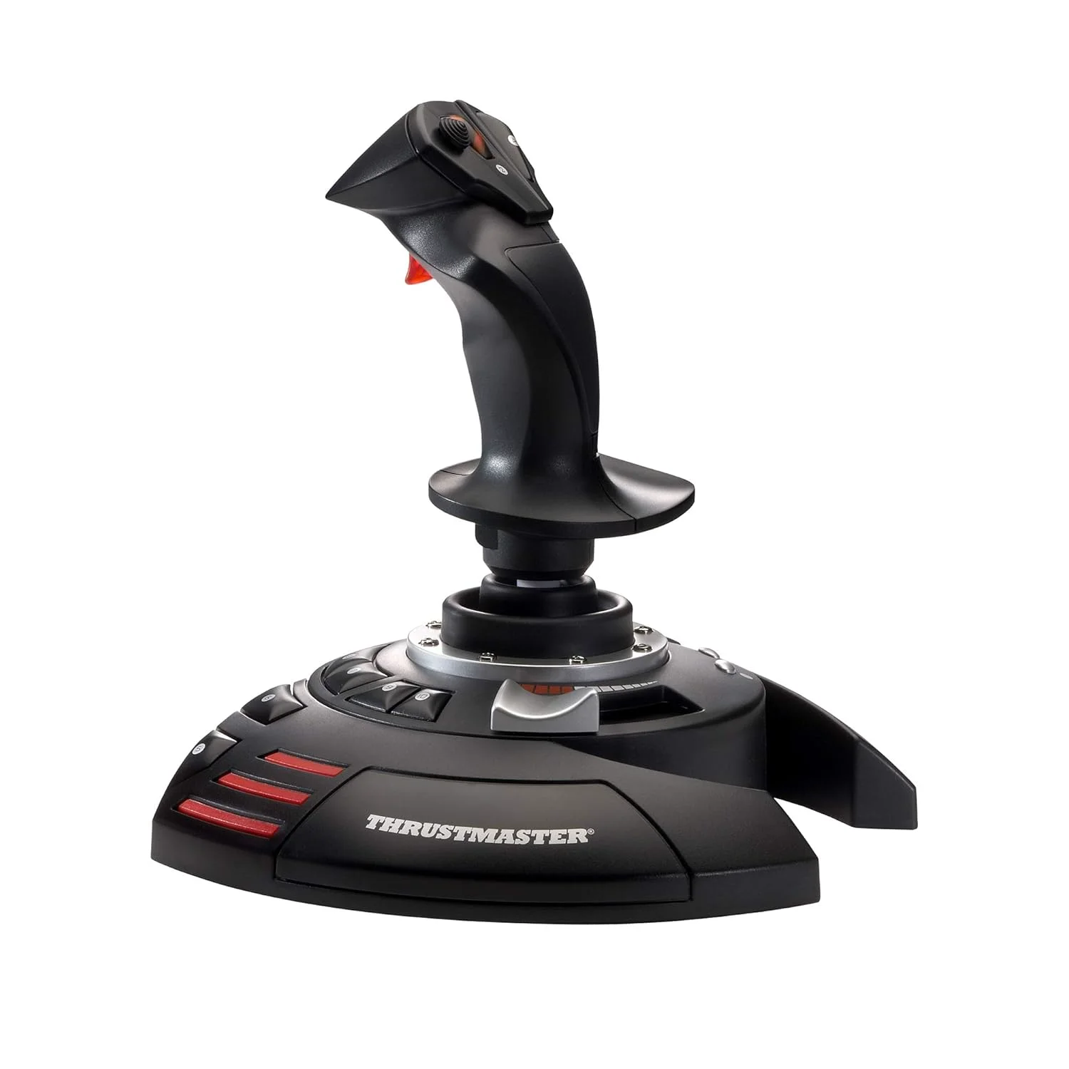 Thrustmaster T.Flight Stick X - Joystick Ergonómico de Simulación - PC | Joystick ergonómico para PC con resistencia ajustable, amplio reposamanos