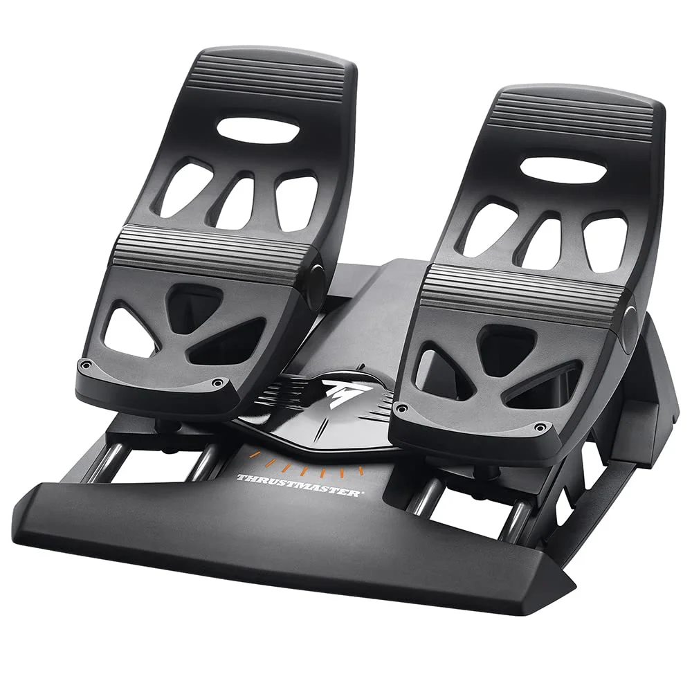 Thrustmaster TFRP T.Flight Rudder Pedals - PS5, XBOX y PC | Alta precisión, sistema de frenado diferencial para simulación de vuelo