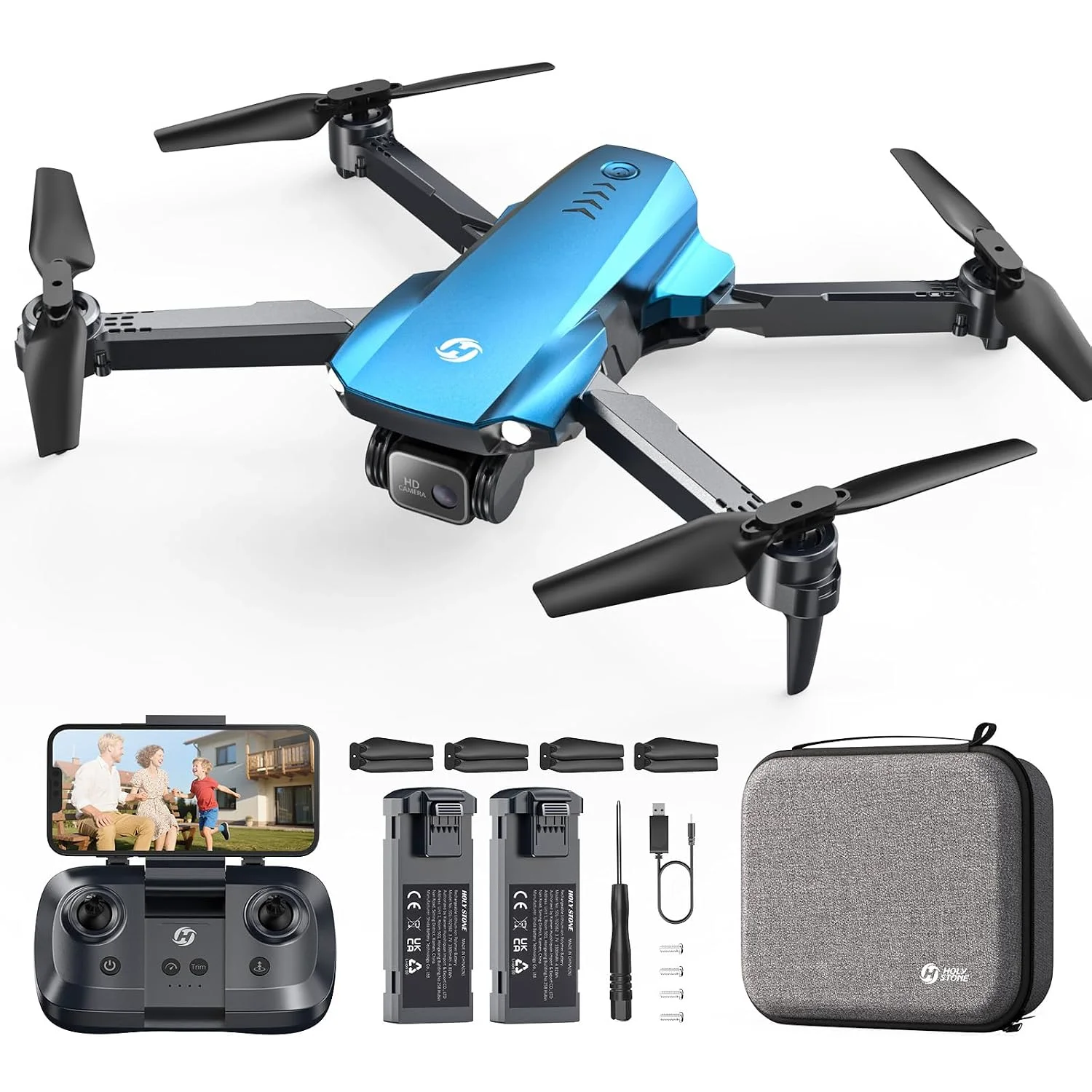 Holy Stone HS290 – Dron Plegable con Cámara HD 1080P y Flujo Óptico