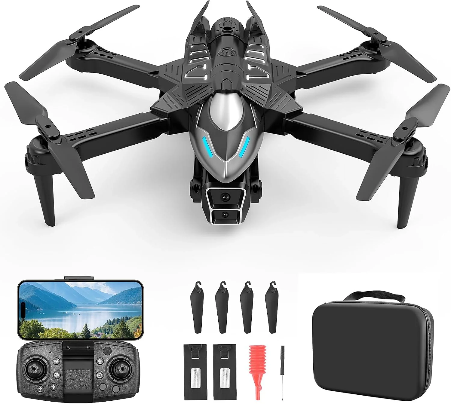 Dron Cámara 4K HD Mini con Rociador Trasero y Doble Cámara