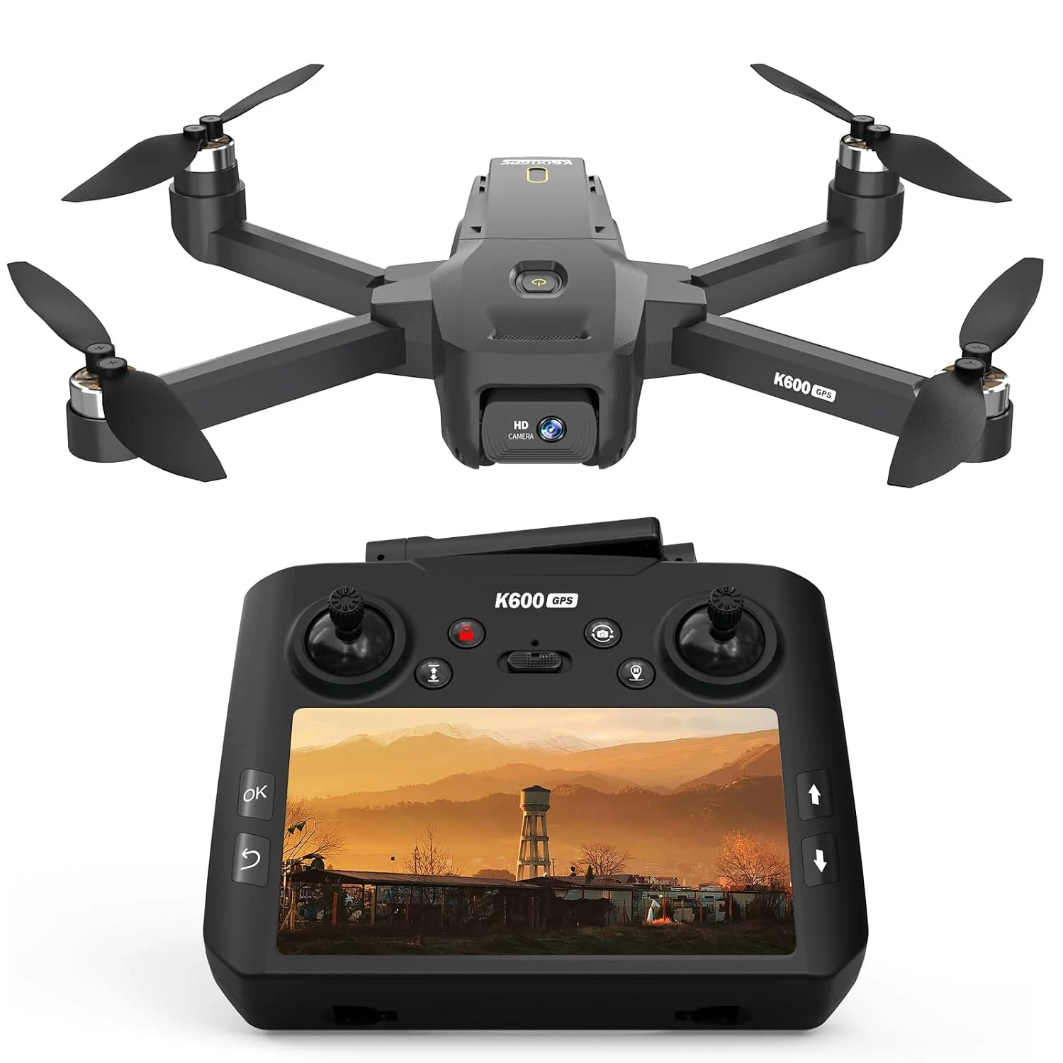 FPV GPS Drone con EIS y Pantalla 4.5" HD