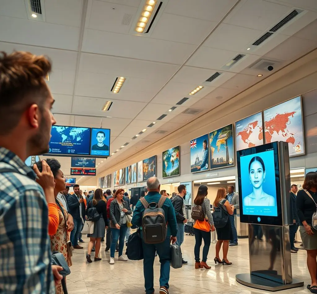 reconocimiento facial aeropuerto